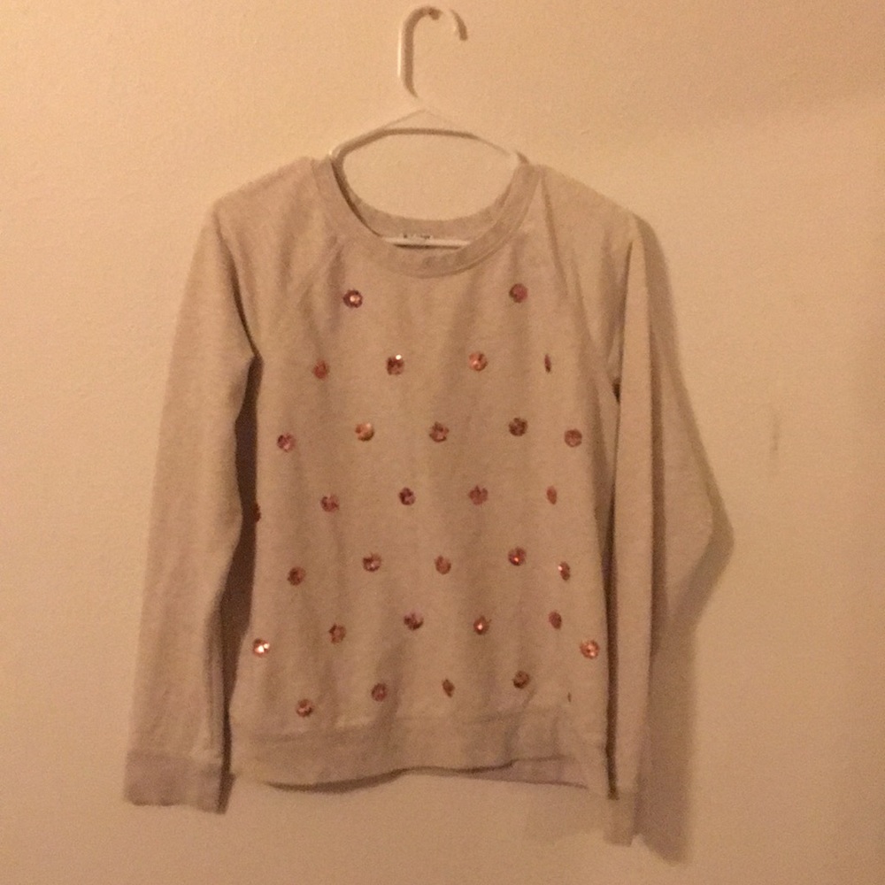 Crewneck sequins sweatshirt